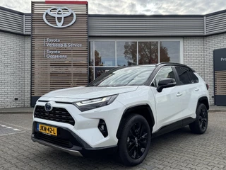 Toyota RAV4 2.5 HYBRID BI-TONE JBL-AUDIO EL-KLEP STOEL/STUURVERW EL-STOEL NAVI BLIND-SPOT PARKSENSOR V+A KEYLESS
