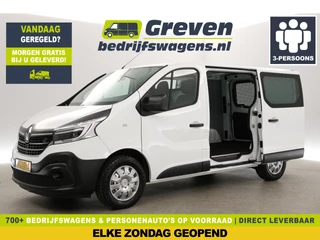 Renault Trafic 2.0 dCi T29 L1H1 Airco Cruise 2xSchuifdeur Navigatie PDC 3 Persoons Trekhaak