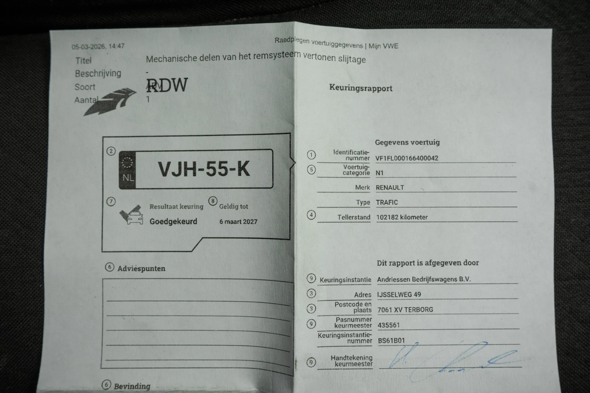 Hoofdafbeelding Renault Trafic