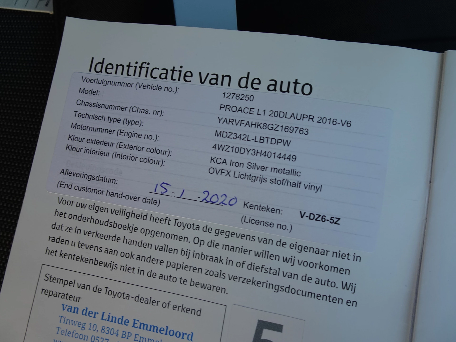 Hoofdafbeelding Toyota ProAce