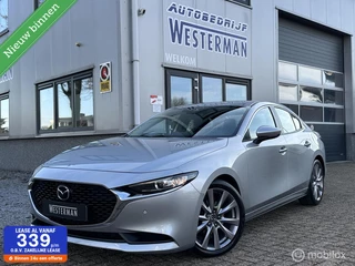 Mazda 3 2.0 e-SkyActiv-G M Hybrid 122 Luxury Leer Stoel-/stuurverw. Bose 360ºCam Carplay Keyless etc.