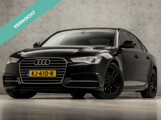 Audi A6 Limousine 1.8 TFSI S-Line Sport 191Pk Automaat (2X S-LINE, LOGISCH NAP, NAVIGATIE, GETINT GLAS, CLIMATE, LEDER, XENON, SPORTSTOELEN, PARKEERSENSOREN, CRUISE, NIEUWE APK, NIEUWSTAAT)