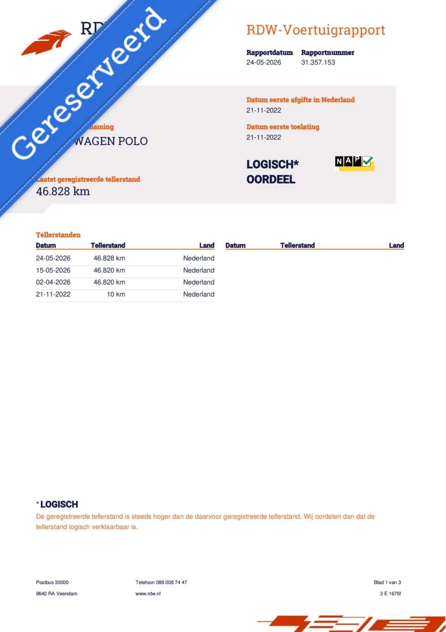 Hoofdafbeelding Volkswagen Polo