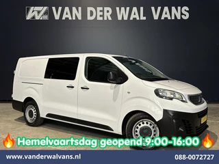 Peugeot Expert 2.0 BlueHDI 123pk L3H1 Dubbele Cabine Euro6 Airco | 2x zijdeur | 2500kg Trekhaak | 5-Zits Cruisecontrol, Parkeersensoren