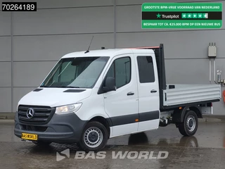 Mercedes Sprinter 317 CDI Dubbel Cabine Automaat Open Laadbak 3500KG Trekhaak Airco Dubbel cabine Trekhaak