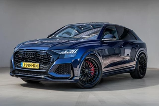 Audi Q8 4.0 TFSI RS Q8 600pk Ceramic|Milltek|B&O|Stoelkoeling|360°|Trekhaak|23''ABT|Navarrablau|HuD|Volledig-gedocumenteerd