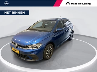 Volkswagen Polo 1.0 TSI 95pk Life · Apple/Android Car Play · Navigatie · P-Sensoren · Getint Glas · Airco · 15'' Inch · Garantie t/m 27-09-2027 of 100.000km