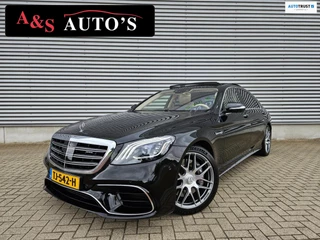 Mercedes-Benz S-klasse AMG 63 4Matic+ Lang Premium Plus Luchtvering Massage 360 HUD ACC Masage Softclose Burmester StoelverkoelinG