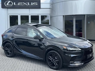Hoofdafbeelding Lexus RX Lexus RX 500h F Sport Line NIEUW DIRECT LEVERBAAR OBSIDIAN PACK PANODAK MARK LEVINSON STOELVENT