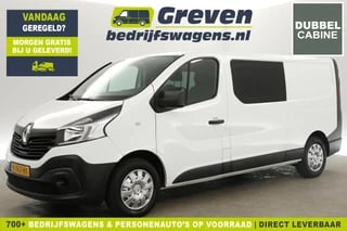 Renault Trafic 1.6 dCi T29 L2H1 Dubbele Cabine | 6 Persoons | Airco Cruise PDC Elektrpakket Trekhaak