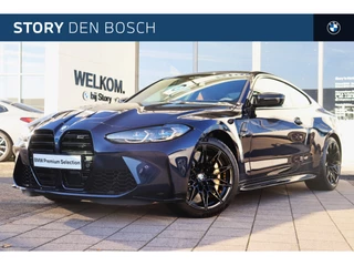 Hoofdafbeelding BMW 4 Serie BMW 4 Serie Coupe xDrive Competition High Executive Automaat / M Drive Professional / M Carbon-keramisch remmen / M Sportstoelen / Laserlight / Adaptief M Onderstel / Stoelventilatie