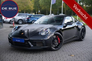 Porsche 911 Targa 4 GTS PDK|Bose|LED Matrix|PTV|Achterasbesturing|Carbon|Sportuitlaat|Chrono|Cabriolet|Targa|Dealer Onderhouden