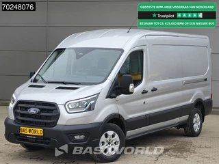 Ford Transit 165pk BPM VRIJ! Automaat 2025 model Dubbele schuifdeur L3H2 ACC 360camera Navi CarPlay Xenon Camera 11m3 Airco