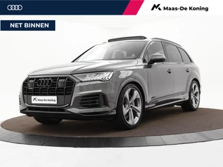Audi Q7 55 TFSIe 380pk Tiptronic Quattro S Line · Panoramdak · Trekhaak ·  Leder · 360 Camera · Luchtvering · Elek. Achterklep · Massage · Stoelkoeling · 22'' Inch ·