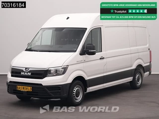 Hoofdafbeelding MAN TGE MAN TGE 3.140 Automaat L3H3 Airco Cruise Camera Parkeersensoren Euro6 L2H2 Airco Cruise control