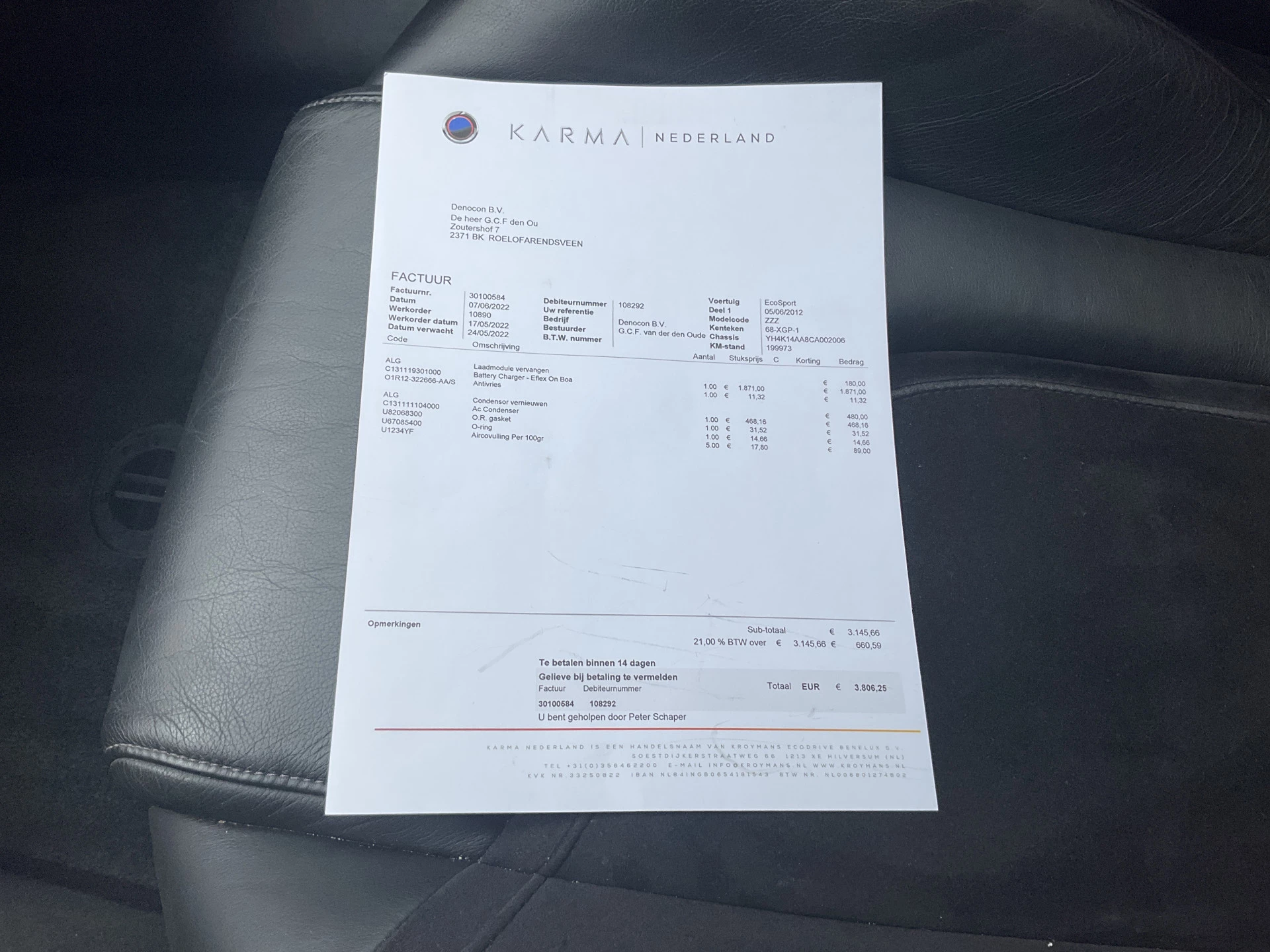 Hoofdafbeelding Fisker Karma