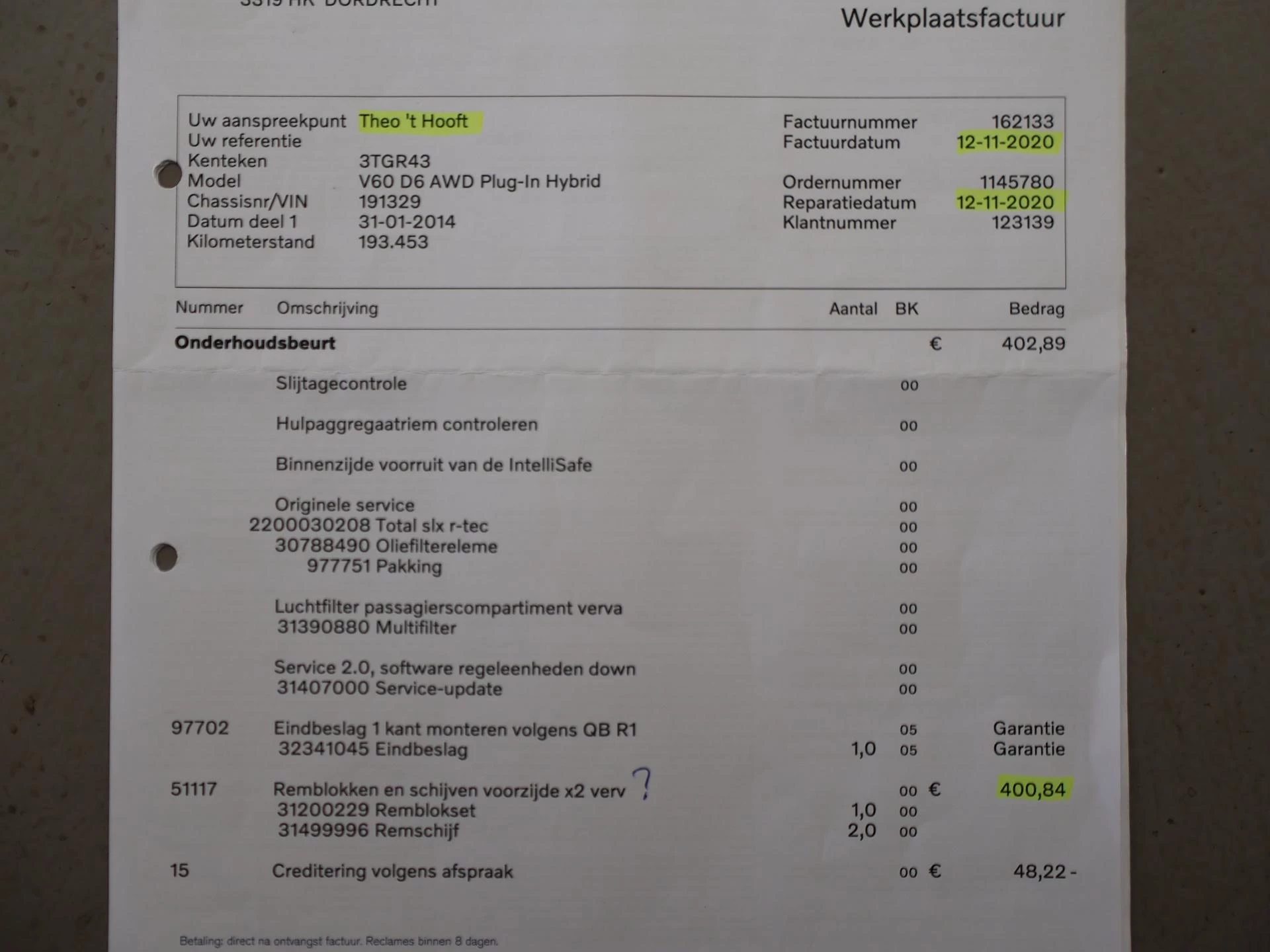 Hoofdafbeelding Volvo V60