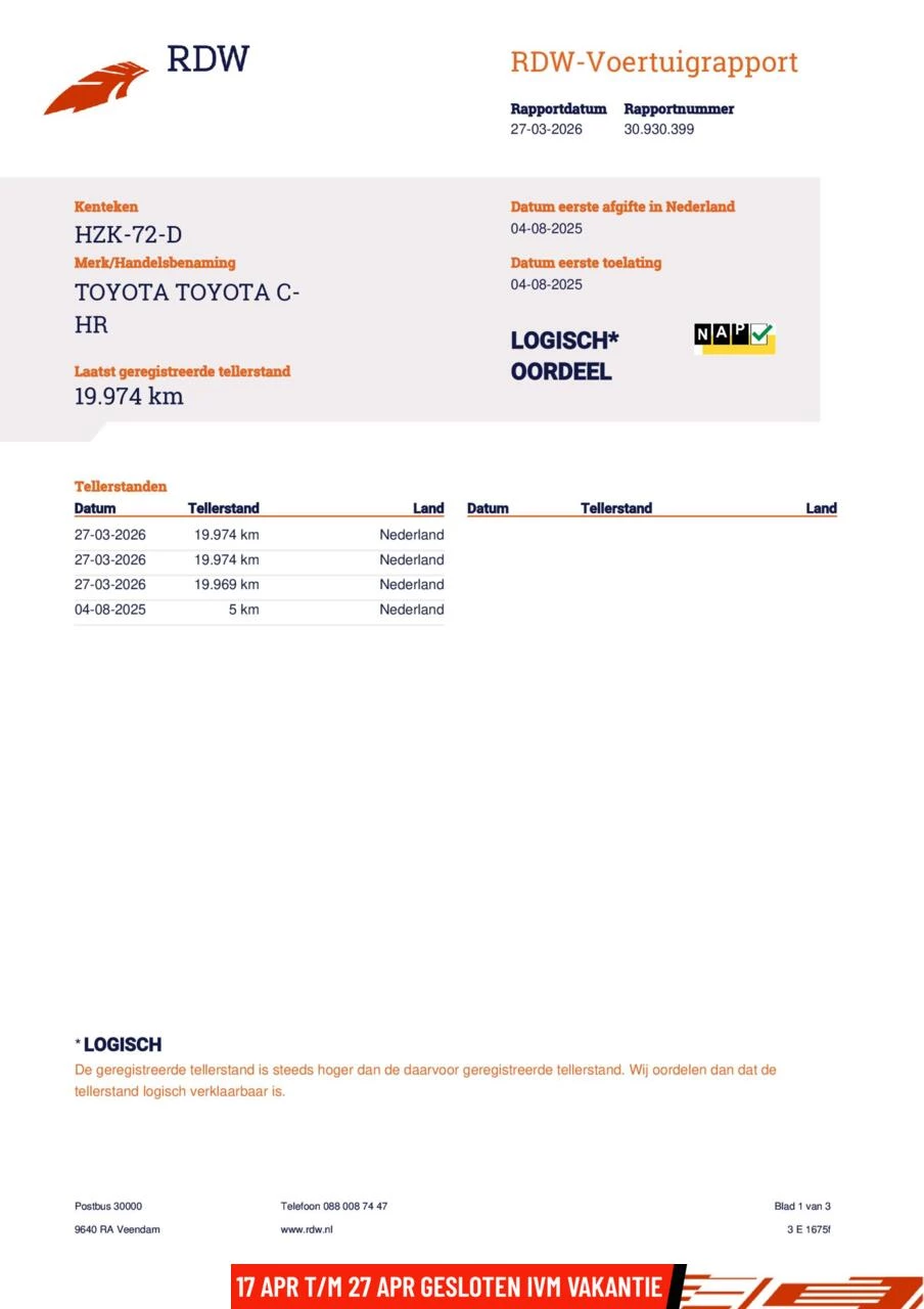 Hoofdafbeelding Toyota C-HR