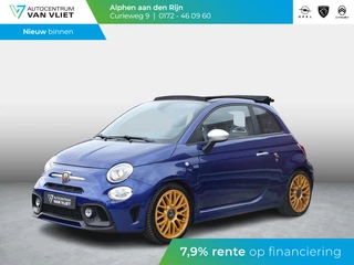 Abarth 500 C 1.4 T-Jet Abarth Turismo 595 | ZWART LEDEREN BEKLEDING | NAVI | CLIMATE CONTROL | PARKEERSENSOREN | 165 PK | NL AUTO |