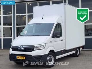 MAN TGE 3.140 E Elektrisch Automaat Bakwagen Navi LED Airco Cruise Meubelbak Koffer 16m3 Airco Cruise control