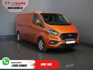 Ford Transit Custom 300 2.0 TDCI 130 pk Aut. L2 Limited BPM VRIJ! Bi-Xenon/ 2x Schuifdeur/ Standkachel/ Stoelverw./ Carplay/ Camera/ PDC/ LMV/ Cruise/ Trekhaak
