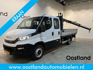 Iveco Daily 35S18D 3.0 375 Automaat Open Laadbak / Hiab Kraan / Euro 6 / Trekhaak 3500 KG / Airco / Camera / Navigatie / 3-Zits / 67.000 KM !!