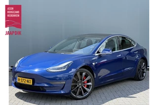 Hoofdafbeelding Tesla Model 3 Tesla Model 3 BWJ 2020 Performance 463 PK AWD 75 kWh CAMERA | LEDER | PANORAMA | LMV | CLIMA | CRUISE | BLUETOOTH | NAVI | KEYLESS | STOELVERW. | MULTIFUNCT. STUUR