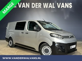 Citroën Jumpy 2.0 BlueHDI **MARGE, GEEN BTW** 123pk L3H1 XL Dubbel cabine Euro6 Airco | Navigatie Cruisecontrol, Apple Carplay, Android Auto, Trekhaak, Parkeersensoren, 5-Zits