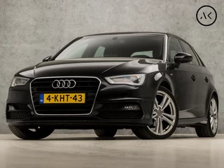 Audi A3 Sportback 1.4 TFSI S-Line Sport (2X S-LINE, NAVIGATIE, CLIMATE, PLAT S-LINE SPORTSTUUR, LEDER, SPORTSTOELEN, DRIVE SELECT, XENON, CRUISE, PARKEERSENSOREN, NIEUWE APK, NIEUWSTAAT)