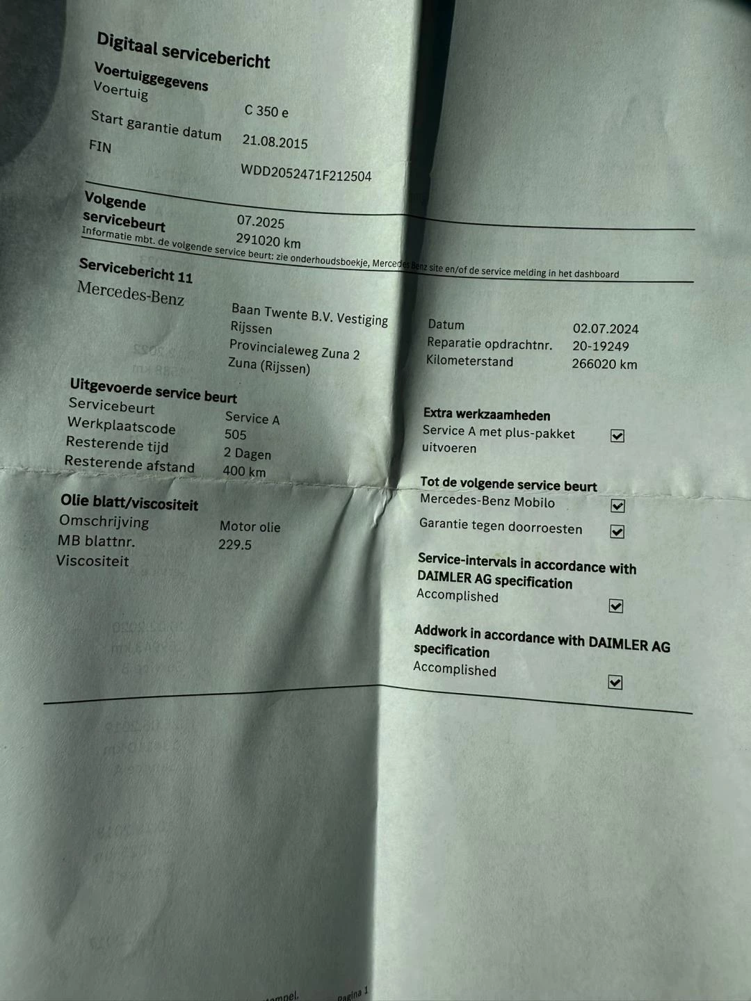 Hoofdafbeelding Mercedes-Benz C-Klasse
