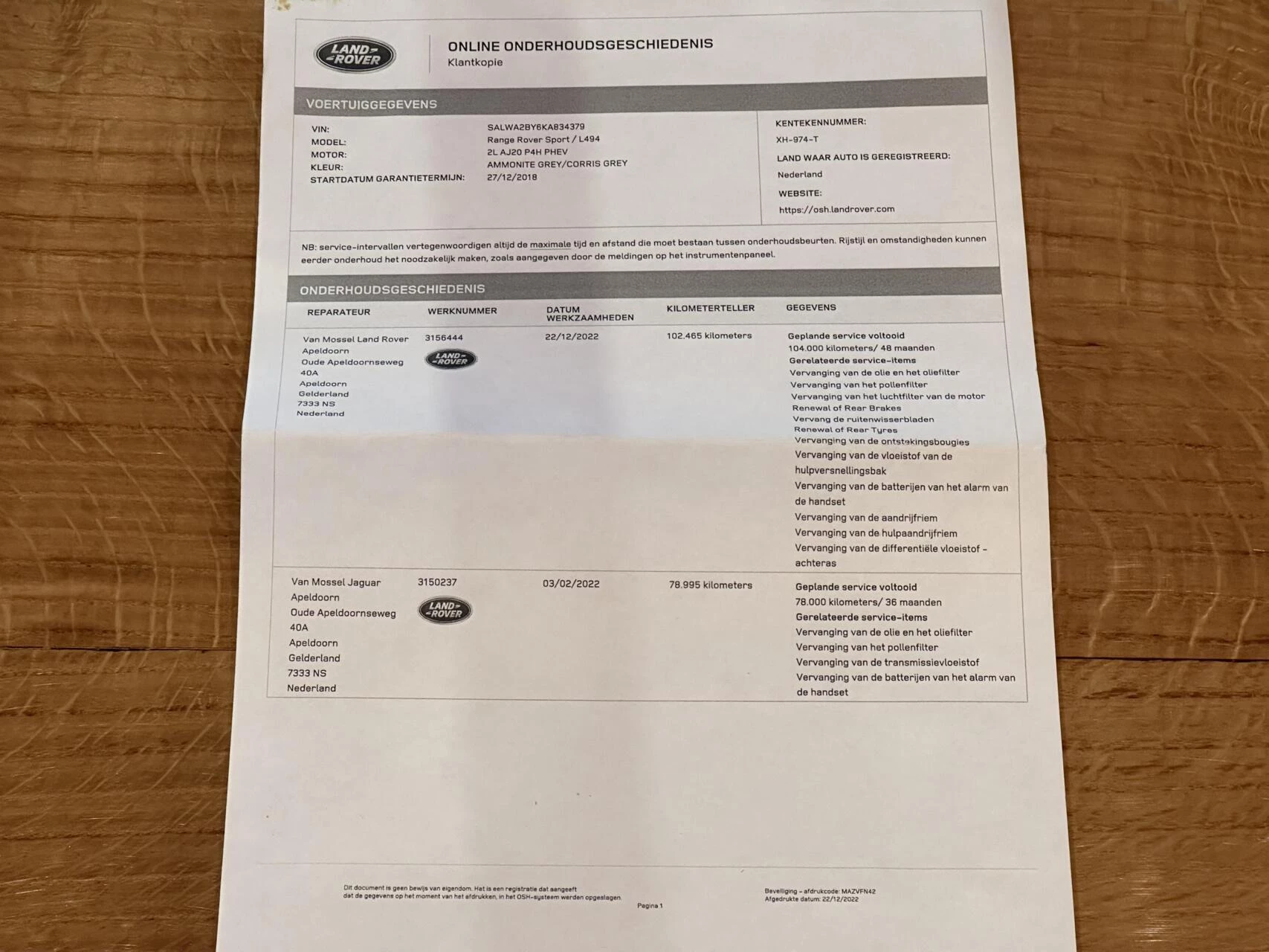 Hoofdafbeelding Land Rover Range Rover Sport