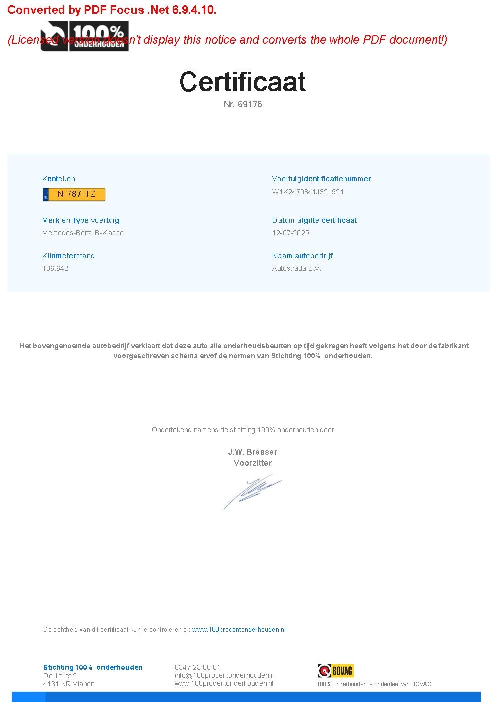 Hoofdafbeelding Mercedes-Benz B-Klasse