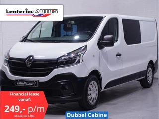 Renault Trafic 2.0 dCi 120 pk L2H1 Dubbel Cabine Airco, Camera Laadruimte Pakket, LED Koplampen PDC