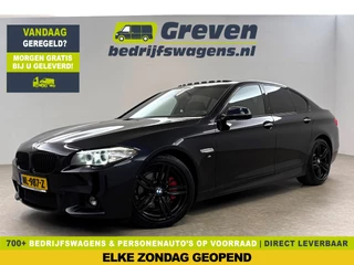 BMW 5 Serie 520i M Sport 184PK Pano LED Camera Clima Head up Display Memory Virtual Navi PDC Leder 19"LMV
