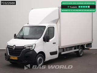Renault Master 145PK Laadklep Bakwagen LED Navi Airco Cruise Camera Euro6 Meubelbak Koffer Airco Cruise control