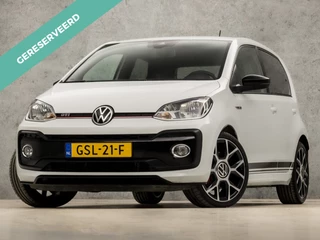Volkswagen up! 1.0 TSI GTI (STOELVERWARMING, BLUETOOTH, SFEERVERLICHTING, GETINT GLAS, SPORTSTOELEN, LM VELGEN, STUURWIEL MULTIFUNCTIONEEL, NIEUWE APK, NIEUWSTAAT)