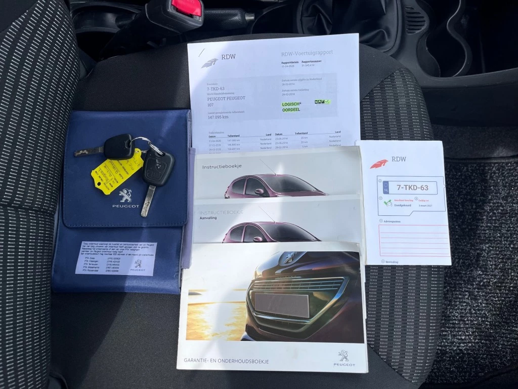 Hoofdafbeelding Peugeot 107