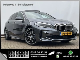 BMW 1 Serie 120i M-Sport Automaat Pano.dak Leer Stoel/Stuurverw HUD Carplay Stoelverw Led VOL!