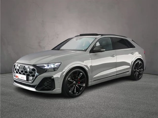 Hoofdafbeelding Audi Q8 Audi Q8 60 TFSI e Pro Line S Comp. | B&O Adv. | Head up | Pano | Carbon | Trekhaak | Adv. onderstel | 4-Wiel besturing | HD-Matrix | Nardo | S-Stoelen | Alcantara | 23 inch |