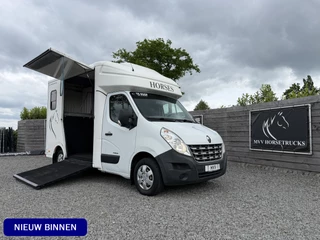 Renault Master | HORSETRUCK | PARAGAN | PRO SAFETY 3 | 2011 | 125PK | 151.099KM | 1020KG LADEN | 3-SEAT | L2 | NO VAT | BELGISCH KENTEKEN