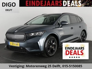 Skoda Enyaq iV 80 (204PK) ACCU 93%! BEREIK 537KM GARANTIE 4-2031 BLACKLINE. NAVIGATIE . STUURWIEL VERWARMD . PARKEERSENSOREN VOOR & ACHTER .