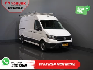 Volkswagen Crafter 2.0 TDI 180 pk L3H3 270Gr. Deuren/ Gev. Stoel/ Imperiaal/ Standkachel/ Carplay/ Cruise/ Trekhaak
