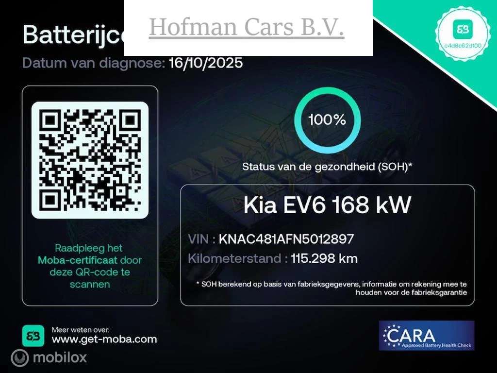 Hoofdafbeelding Kia EV6