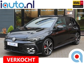 Volkswagen Golf 1.5 eHybrid 272pk GTE Black Style Pano/Leder/IQ.Light/camera/Headup/DCC/Keyless/Dodehoek/Elek. stoel+mem/Trekhaak wegkl.