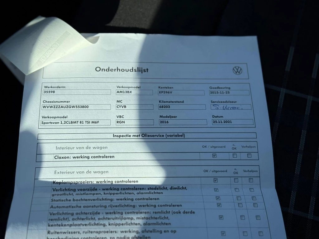 Hoofdafbeelding Volkswagen Golf Sportsvan