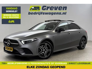 Hoofdafbeelding Mercedes-Benz A-Klasse Mercedes-Benz A-Klasse 250 e AMG 235PK Pano Sfeer Trekhaak Virtual LED Camera Carplay Memory Clima Cruise Navi PDC 18"LMV