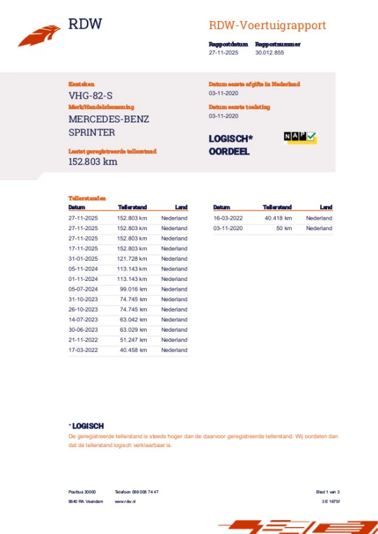 Hoofdafbeelding Mercedes-Benz Sprinter