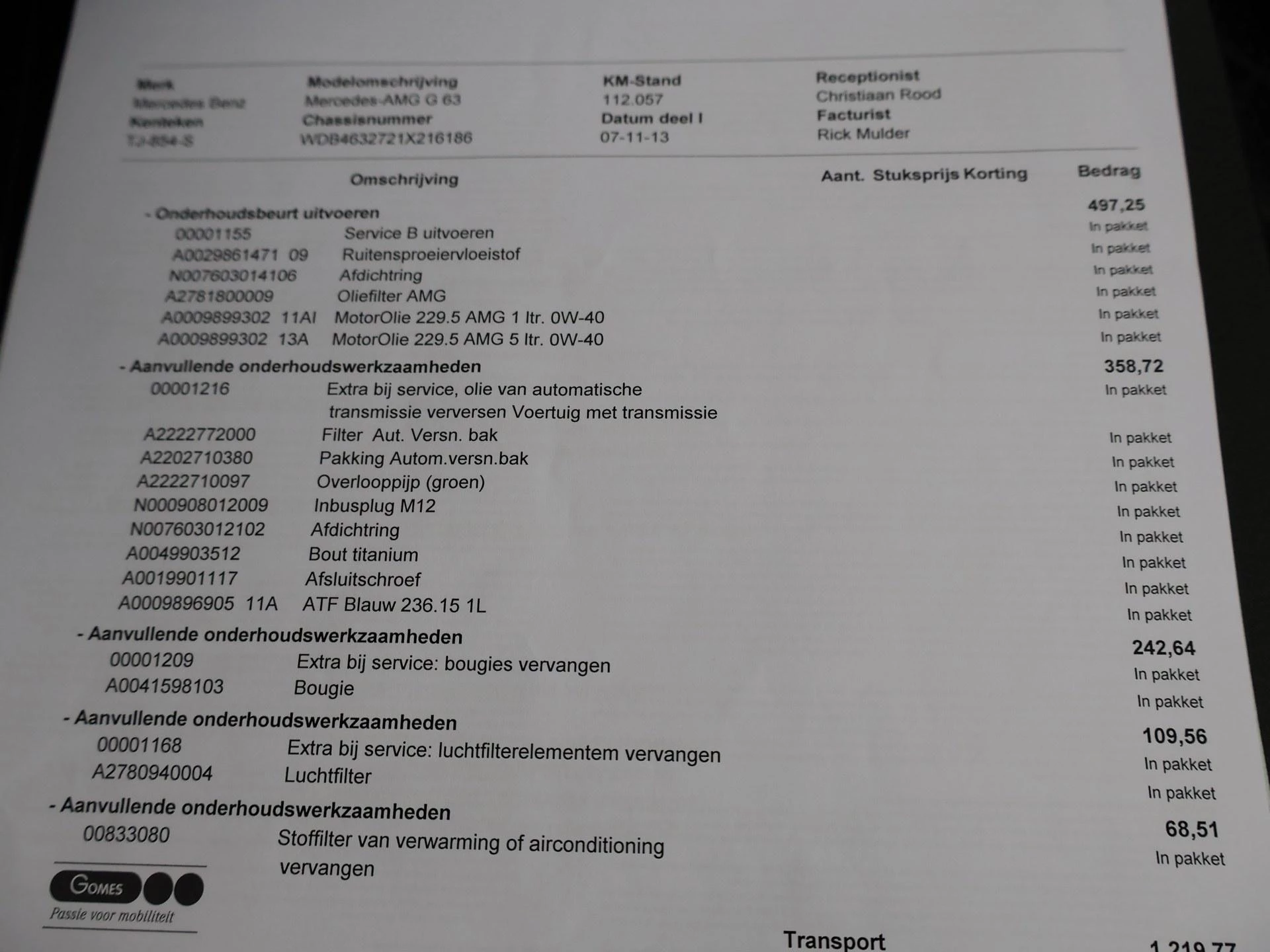 Hoofdafbeelding Mercedes-Benz G-Klasse