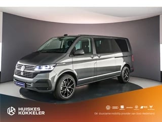 Volkswagen Caravelle Dubbele cabine T6.1 2.0 TDI 204PK DSG L2H1 Rijklaar Prijs | LED Koplampen | 2x schuifdeur | Digitale cockpit | Climatronic | Navigatie | 20 Inch