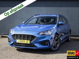 Ford Focus Wagon 1.0 EcoBoost Hybrid ST Line Business (124 PK) 1e-Eig, Dealer-Onderh, 12-Mnd-BOVAG, NL-Auto, Navigatie/Apple-Carplay/Android-Auto, Cruisecontrol, Achteruitrijcamera, Keyless-Entry/Start, Parkeersensoren-V+A, DAB, Licht-Zicht-Pakket, Sportstoelen, Lm-Velgen17Inch, Privacy-Glas